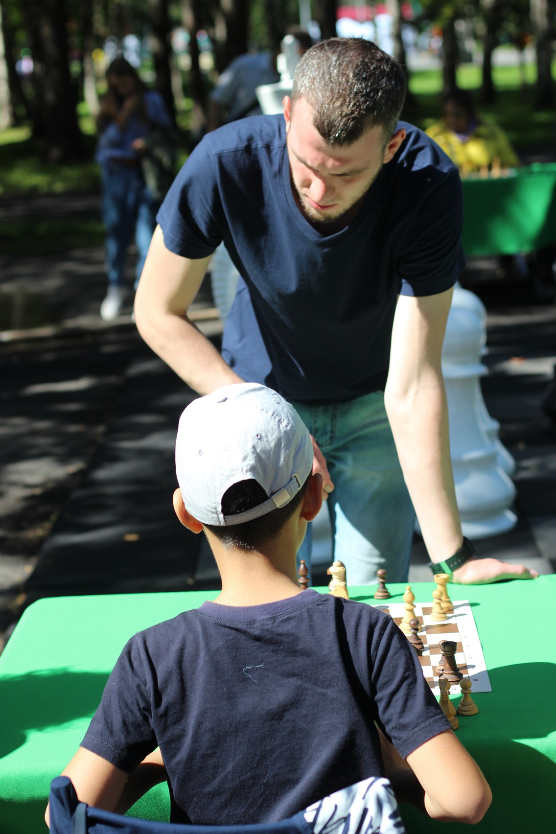 Праздник шахмат в городском парке