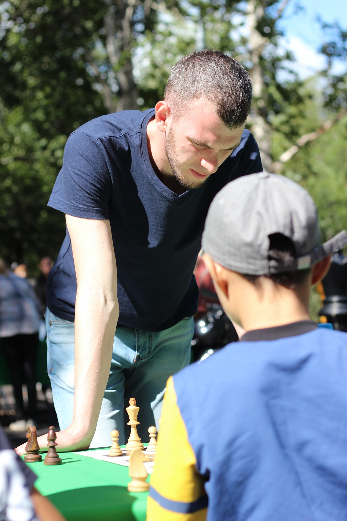 Праздник шахмат в городском парке