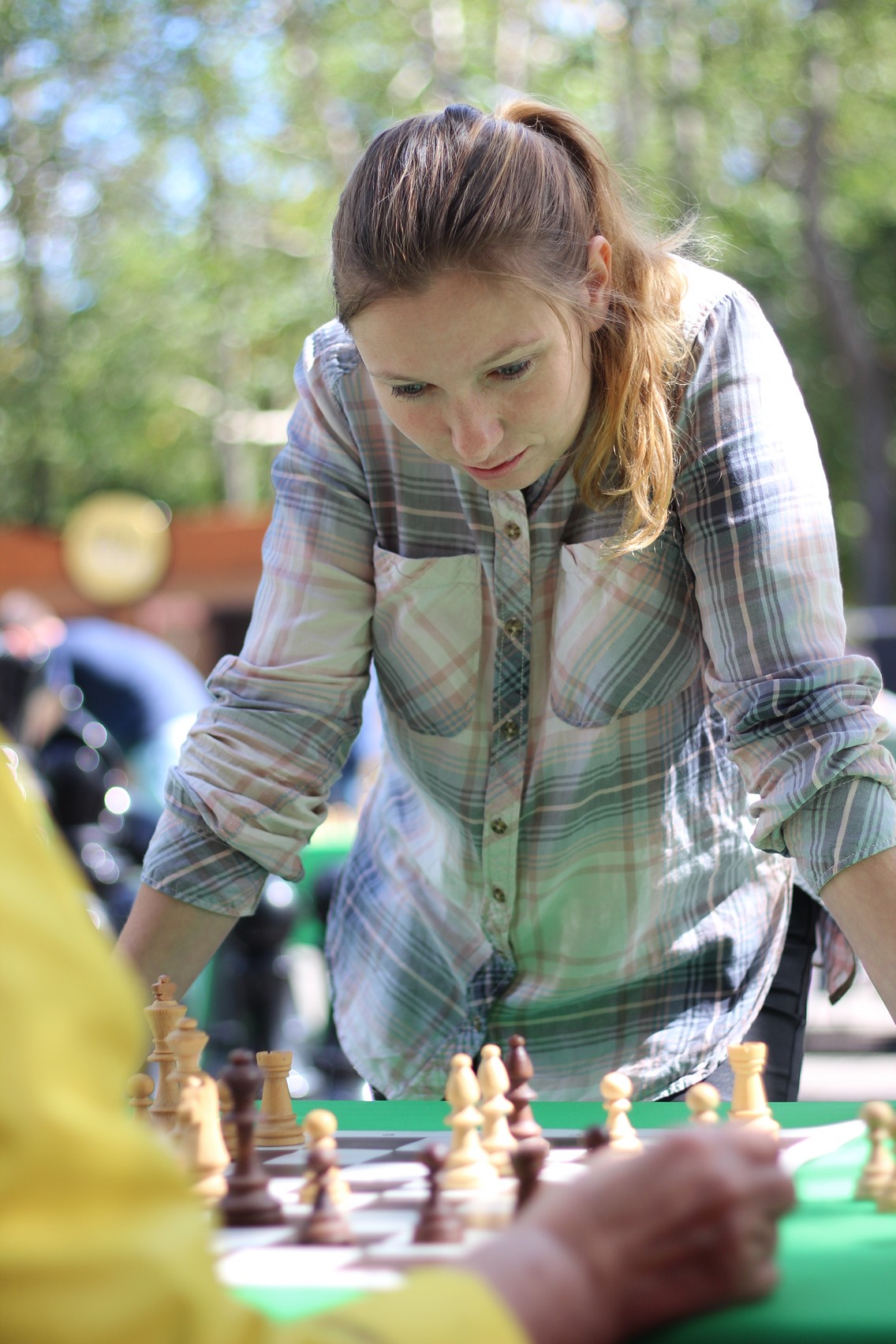 Праздник шахмат в городском парке