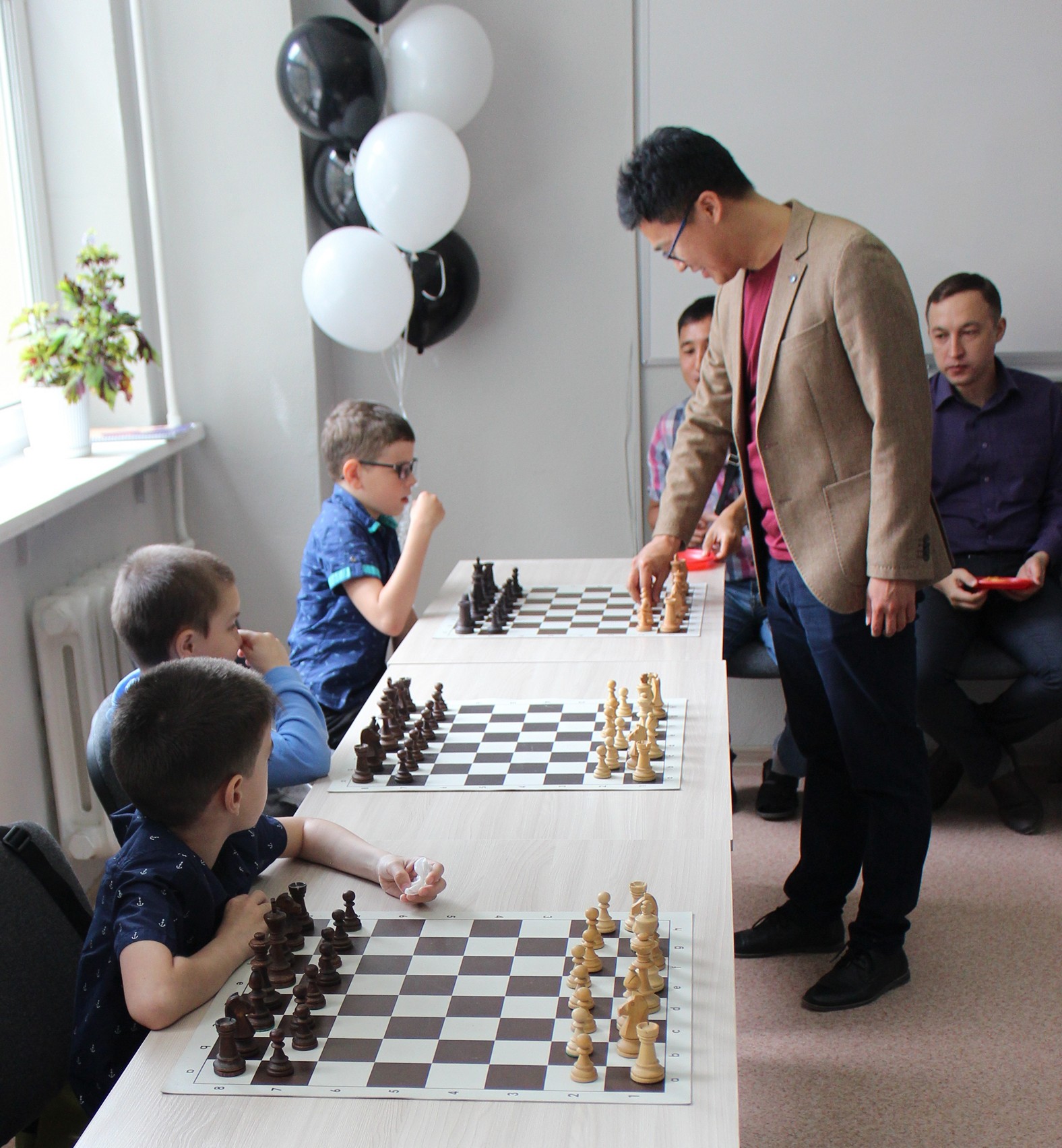 Открытие шахматного клуба "Вертикаль"