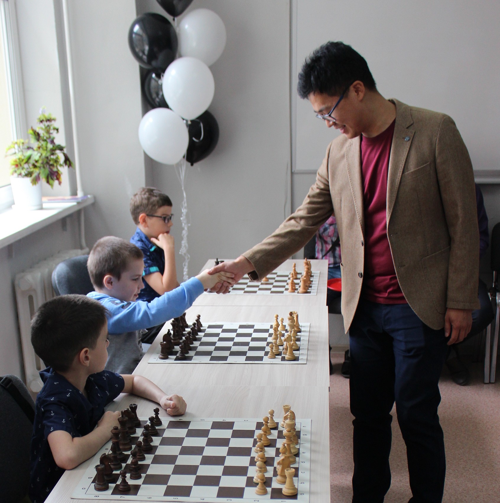 Открытие шахматного клуба "Вертикаль"