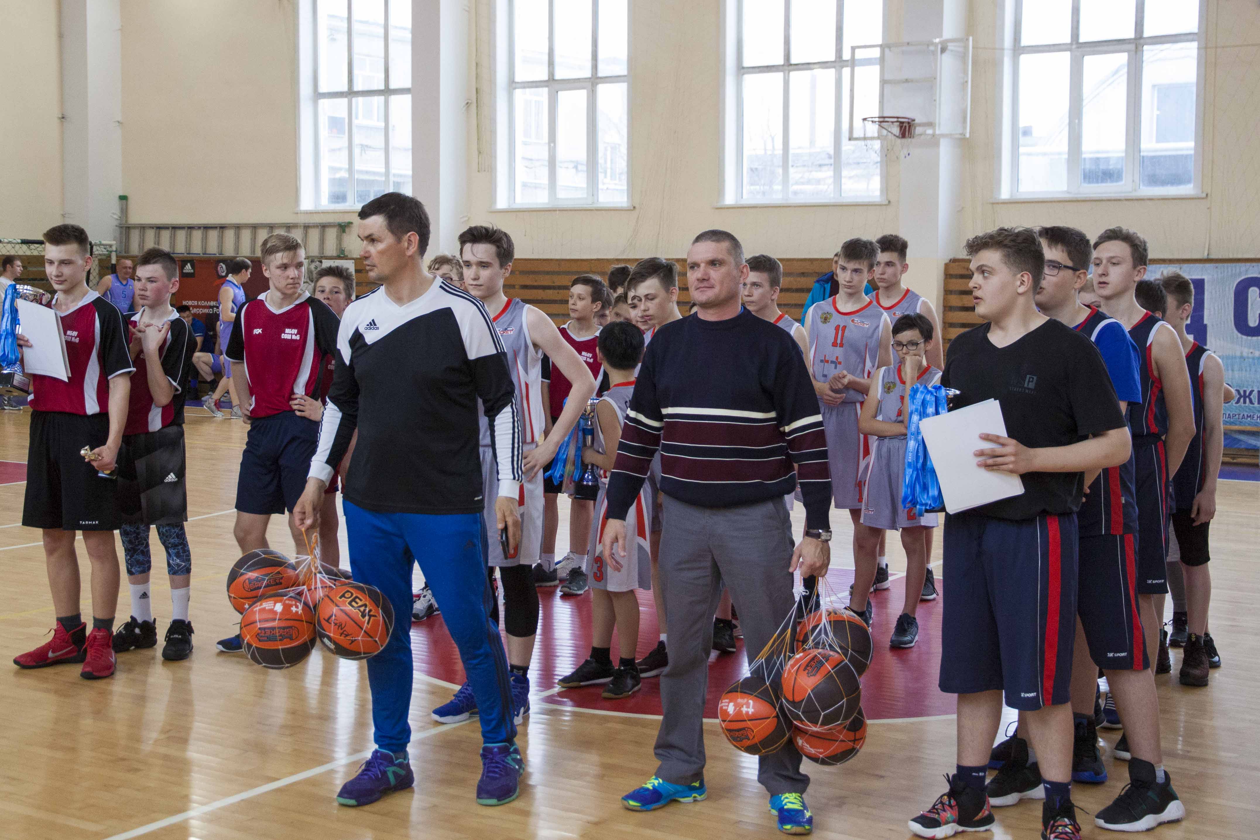 Первенство Южно-Сахалинска по баскетболу среди школьников 5-7 классов