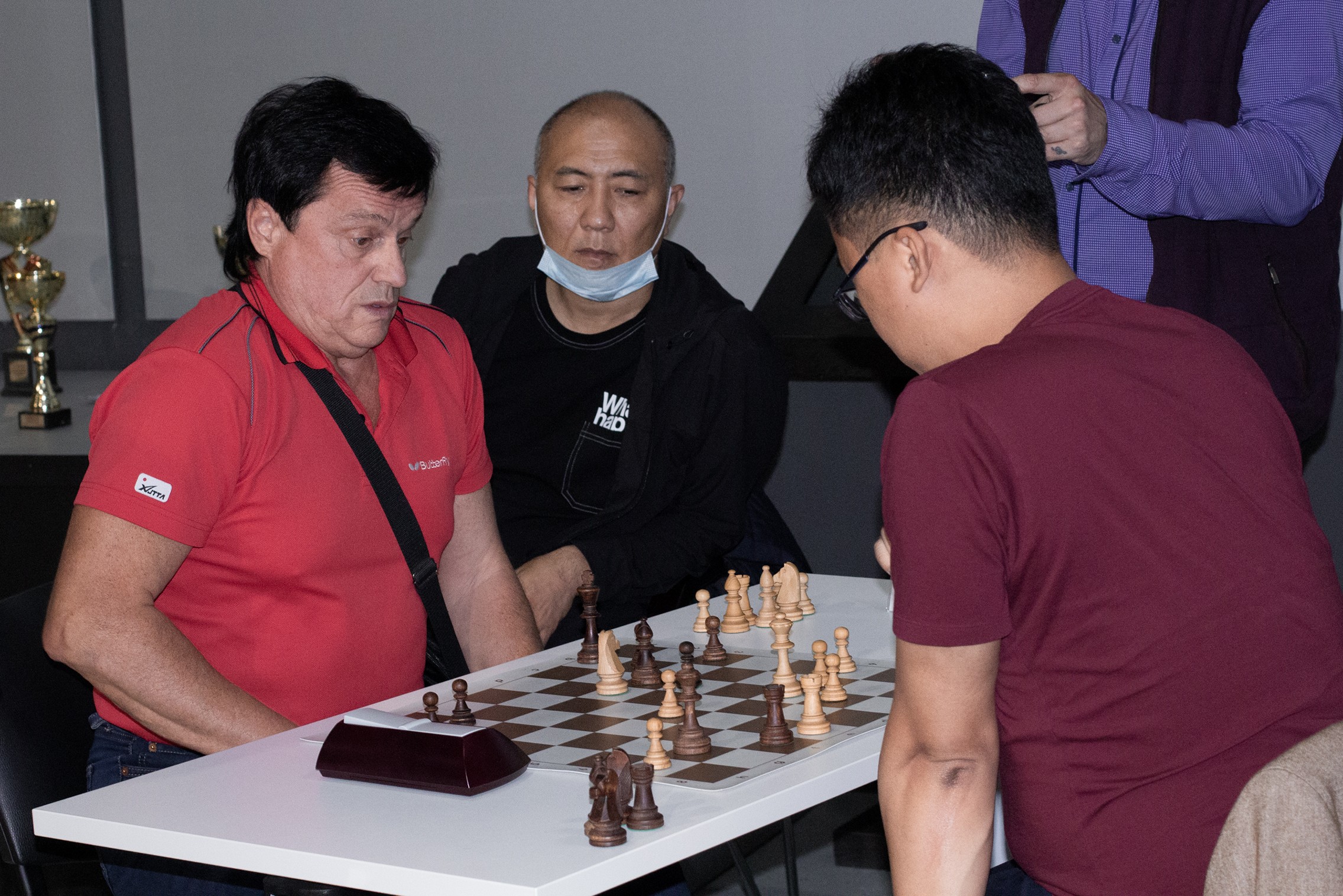 Блиц-турнир с участием международных гроссмейстеров Александра Рахманова и Марии Фоминых (фото Светланы Кругловой)