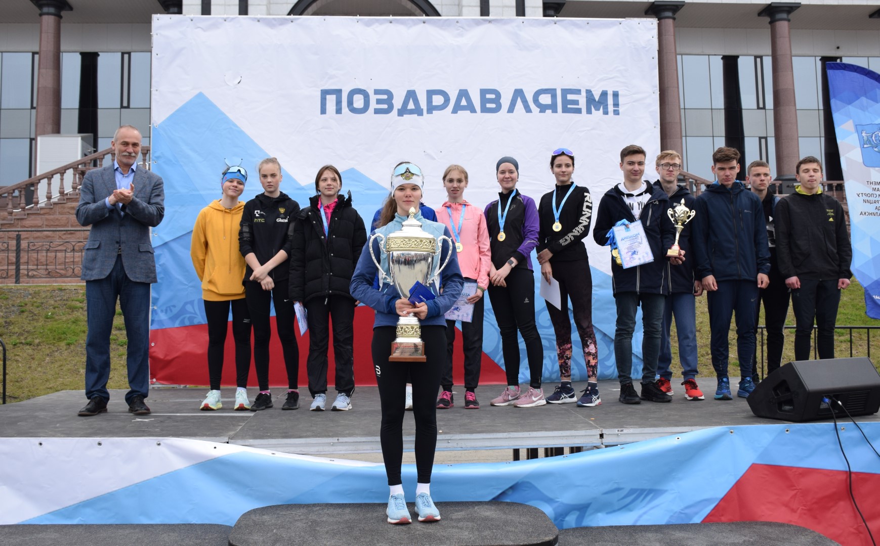 Легкоатлетическая эстафета по улицам города