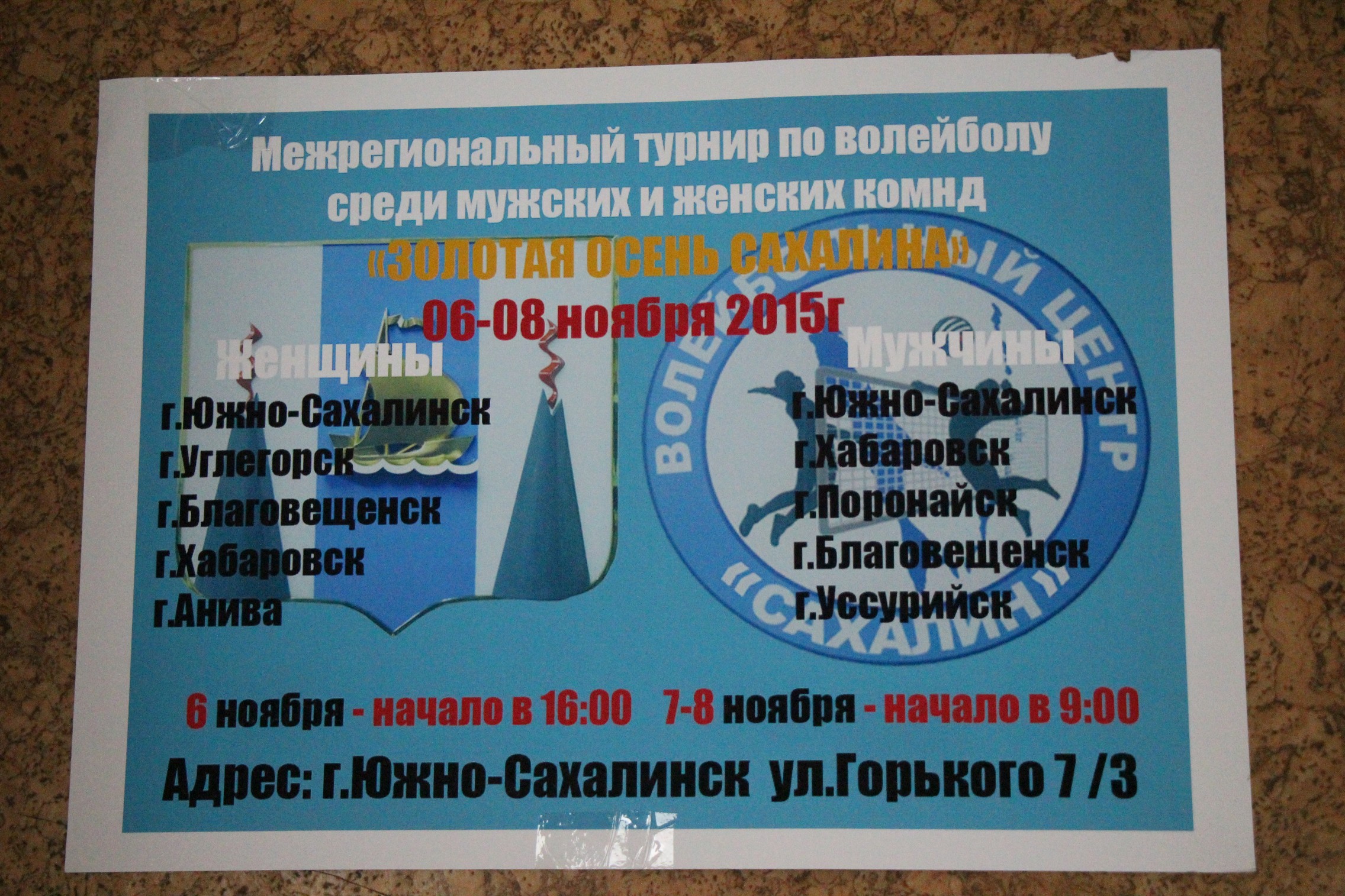 Волейбольные афиши