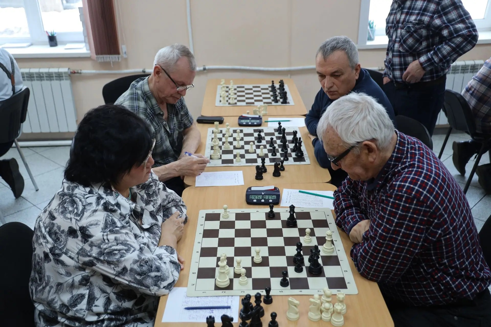 Первенство области по шахматам среди ветеранов