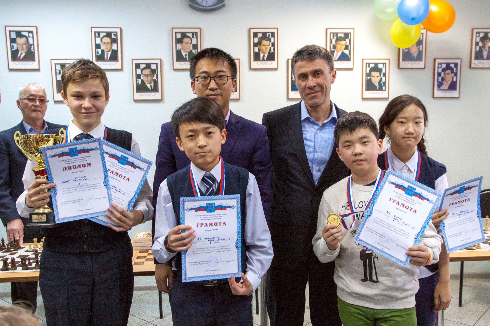 Победители турнира. Фото Рустама Салимова