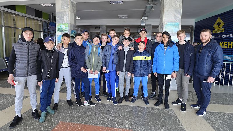 Фото перед отлетом самолета